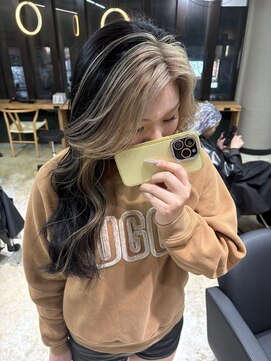 エイト 難波店(EIGHT namba) フェイスフレーミング/ミルクティー/ハイトーン【店長　山本】