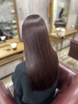 シェノン 近鉄奈良店(CHAINON)&nbsp;ピンクベージュ/アンブレラカラー/クールショート/前髪/近鉄奈良