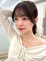 ロエ 元町店(Loe)&nbsp;元町顔周りレイヤーボブハッシュレイヤー結べるレイヤーカット