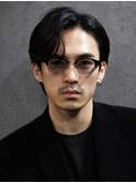 ニュアンスパーマ×サイドパート×センターパート×men's