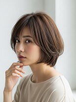 フープ 川越(hoop)&nbsp;川越/ショート/ボブ/ハイライト/白髪ぼかし/白髪染め