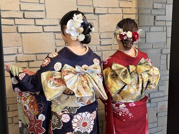 シーエヌシー アンド アソシエイツ CNC&ASSOCIATESの写真/【前橋駅1分!要電話予約◇時間外&早朝◎】成人式予約受付中！ 一生に一度の成人式を、最高に美しく。