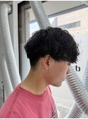 メンズ　マッシュパーマ