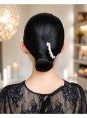 結婚式・お呼ばれに｜艶タイトシニヨン