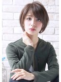 上品キレイな大人のシンプルボブ