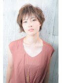 【morio池袋】シースルーバングベビーショート