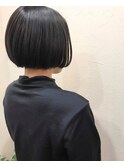 ブラックショートボブ