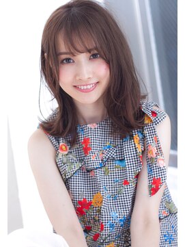 マリアバイアフロート(Maria by AFLOAT) 【エフォートレス】大人可愛いミディアム外ハネミックスのミディ