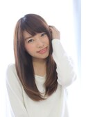 ナチュラルストレートスタイル