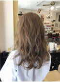 透明感のあるアッシュグレージュ☆