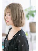 個性派カラーで格上げ★小顔前下がりボブb