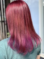ヘアメイク エイト キリシマ(hair make No.8 kirishima)&nbsp;《hair make No.8》ダブルカラーRED＋PINK・担当中村
