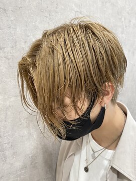 リースリー(Re.3 connecting beauty) メンズモテハイトーン☆ミルクティーグレージュ