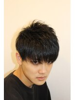 リレーションメンズヘアー(RELATION MEN'S HAIR) ＜メンズ＞モードマッシュショート／ダークアッシュ