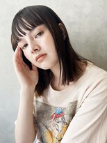 アイティー バイ アルバム 浦和店(IT by ALBUM) ナチュラルストレート_オリーブカラーハイライトカラー_27832