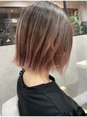 あわピンクバレイヤージュ☆