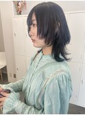 ショートウルフカット