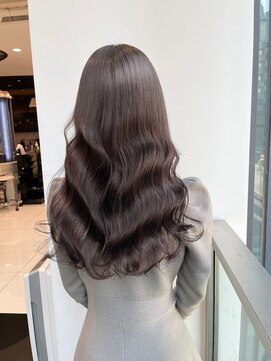 キュア 表参道(CURE) 黒髪/グレージュカラー/ココアベージュ/ヘルシーロング[表参道]
