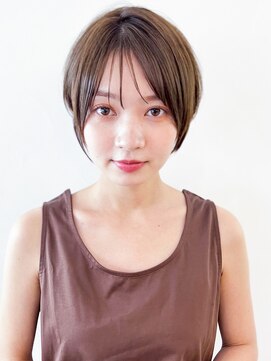 アイティーバイアルバム 下北沢店(IT by ALBUM) ミニーショート_斜めバンググレージュカラー_39300