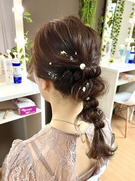 ジェネータ 新横浜店(GENETA) 高めルーズ玉ねぎヘア【新横浜/ヘアセット】