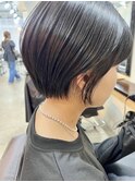 20代 30代　丸みショートボブ