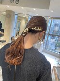 【川辺晴加】パーティーヘアセット<原宿>