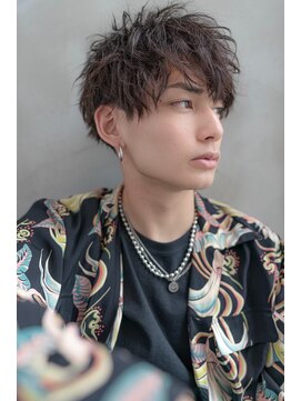 ハバナ 渋谷(HAVANA) 波巻き/束感マッシュパーマ/刈り上げ/ツーブロック