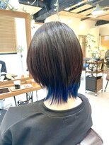 チリンバイロストシティー(Chillin by LOSTCITY)&nbsp;インナーカラーウルフカットショートボブ