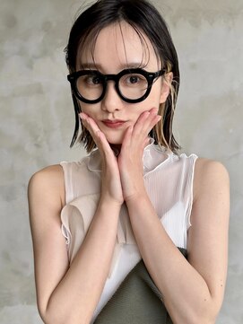 クリーム(CREAM) ギリギリ結べる長さが可愛い切りっぱなしボブ