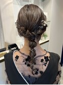 ヘアアレンジ/パーティーヘア/似合わせカット/金箔/銀座