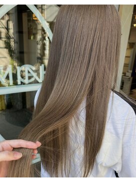 ハイマインド(HIGH MIND) ブリーチありミルクティーカラー