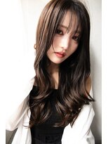 クロレ(CLORE) 大人ゆるブルーグレージュ小顔波ウエーブスタイル