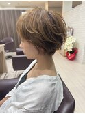 明るめカラー×ショート