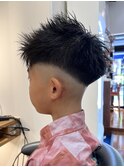 フェード/スキンフェード/キッズカット男の子/小学生カット