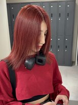 ベレーザ 渋谷(BELEZA)&nbsp;9951髪質改善カシスレッドウルフレイヤーロングレイヤー