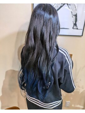 ラグナヘアー(Laguna Hair) ブルーグラデーション