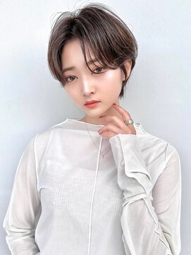 クレム 博多駅店(ChLem) ハンサムショート 丸みショート 前髪長め ショートカット 博多