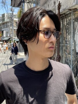 サンディーズ(SANDYS) ダークアッシュ/ニュアンスパーマ/韓国マッシュ