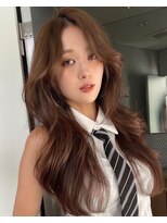 サイン 渋谷(SIGN) ザクザクレイヤーカット巻き方簡単ミディアムロング韓国表参道