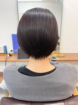 ランプ(Lamp) 白髪染め/髪質改善/中野/ボブショート ビフォアー&アフター