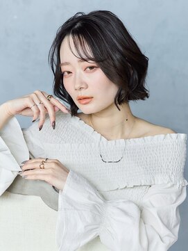 プリムワークス hair&nail Prime works ふんわり大人ボブ