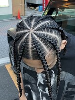 スウェル 津田沼店(Swell)&nbsp;コーンロウ/サーフカール/スパイキーショート/ブルーブラック