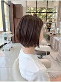 やわらかフォルムの上品ボブ