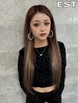 エスト 大阪梅田(EST) レミー100%/53cm☆シールエクステ80枚+カラー