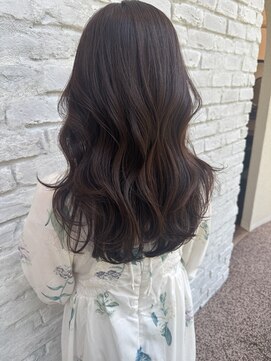 エルサフィロ ヨドヤバシ(el zafiro yodoyabashi) ブラウンカラー/艶巻き髪/20代30代40代50代60代