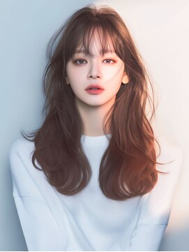 ラベスト キョウト(LOVEST) ハイレイヤー/ロングレイヤー/アッシュベージュ/ハッシュカット