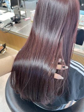 ロンドミラー 博多店(Lond Mirror) レイヤーカット/ハッシュカット/透明感/暗めカラー/ダブルカラー