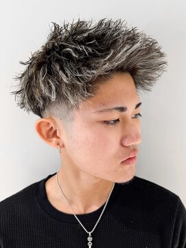 ルーシー 渋谷(LUCEY) スパイキーベリーショートツイスパピンパーマツイスパジェット