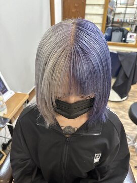 ラウラアンドロー(LAURA&RO) ダブルカラー/ケアブリーチ/インナーカラー/ベージュ【塚口】