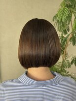 クム 横浜(qumu)&nbsp;艶カラー × ミニボブ【神永】